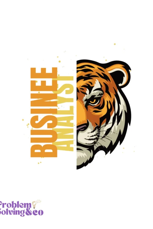 Business analyst tiger white