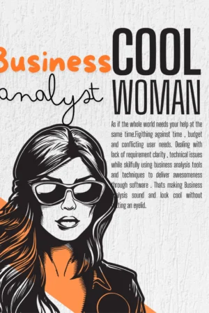 business analyst cool woman white