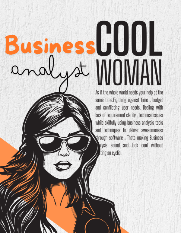business analyst cool woman white