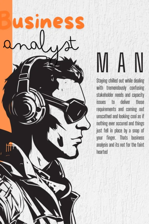 business analyst man white