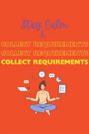 stay calm & collection requirements orange-bg